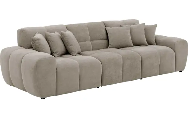 Goossens excellent zitbank kubus bruin stof - 8252697-goossens-excellent-kubus-bank-stof-bruin-02