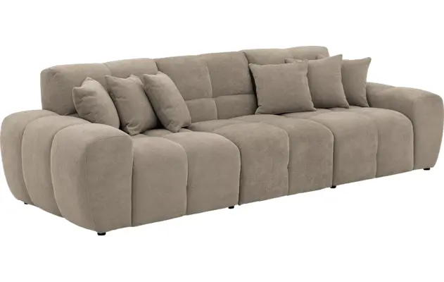 Goossens excellent zitbank kubus bruin stof - 8252698-goossens-excellent-kubus-bank-stof-bruin-02