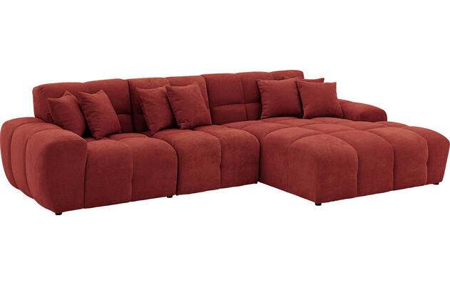 Goossens excellent loungebank kubus rood stof - 8252699-gespiegeld-03
