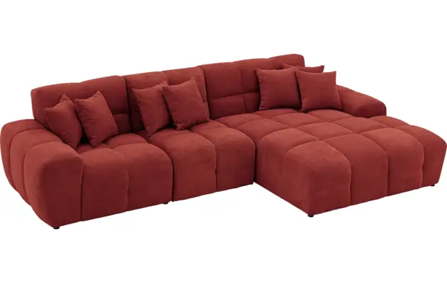 Goossens excellent loungebank kubus rood stof - 8252699-gespiegeld-05