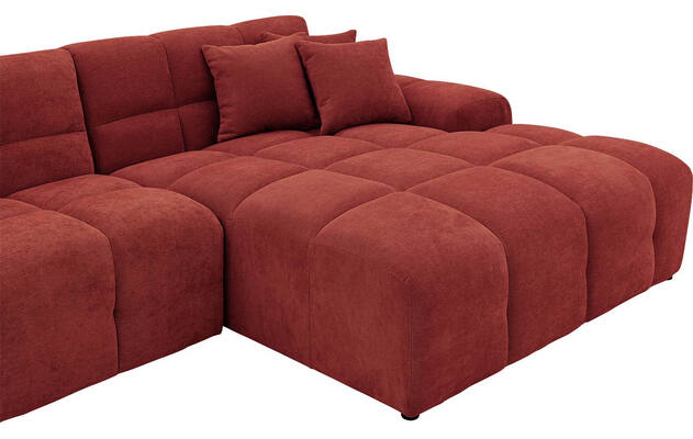 Goossens excellent loungebank kubus rood stof - 8252699-gespiegeld-07