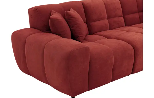 Goossens excellent loungebank kubus rood stof - 8252699-gespiegeld-08