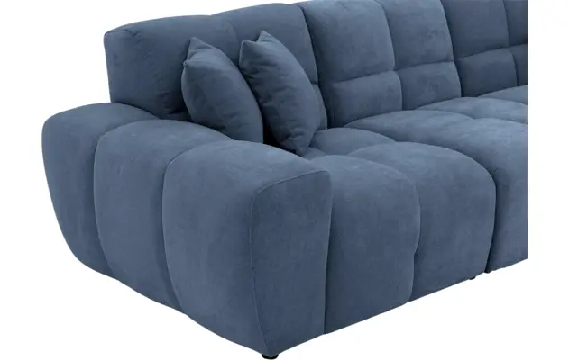 Goossens excellent loungebank kubus blauw stof - 8252700-gespiegeld-08