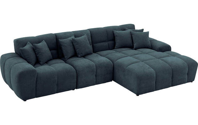 Goossens excellent loungebank kubus blauw stof - 8252703-gespiegeld-04
