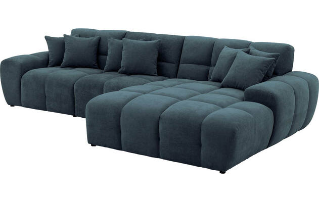 Goossens excellent loungebank kubus blauw stof - 8252703-gespiegeld-05
