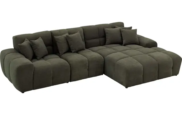 Goossens excellent loungebank kubus groen stof - 8252706-gespiegeld-04