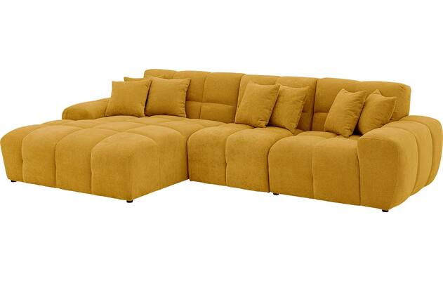 Goossens excellent loungebank kubus geel stof - 8252708-goossens-excellent-kubus-bank-stof-geel-02