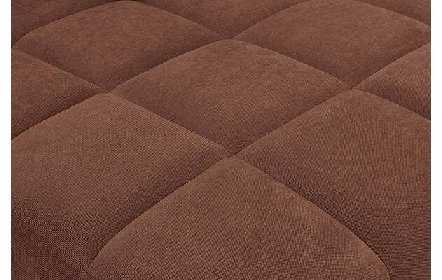 Goossens excellent loungebank kubus bruin stof - 8252710-gespiegeld-10