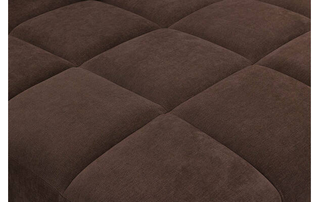 Goossens excellent loungebank kubus bruin stof - 8252711-gespiegeld-10