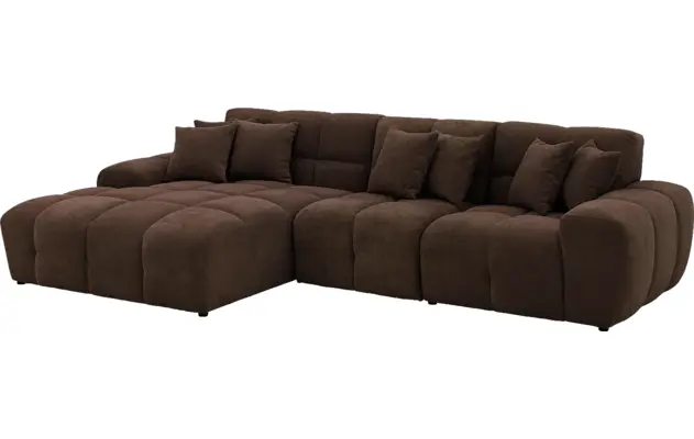 Goossens excellent loungebank kubus bruin stof - 8252711-goossens-excellent-kubus-bank-stof-bruin-02
