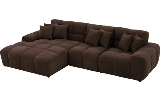 Goossens excellent loungebank kubus bruin stof - 8252711-goossens-excellent-kubus-bank-stof-bruin-04