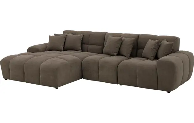Goossens excellent loungebank kubus bruin stof - 8252712-goossens-excellent-kubus-bank-stof-bruin-02