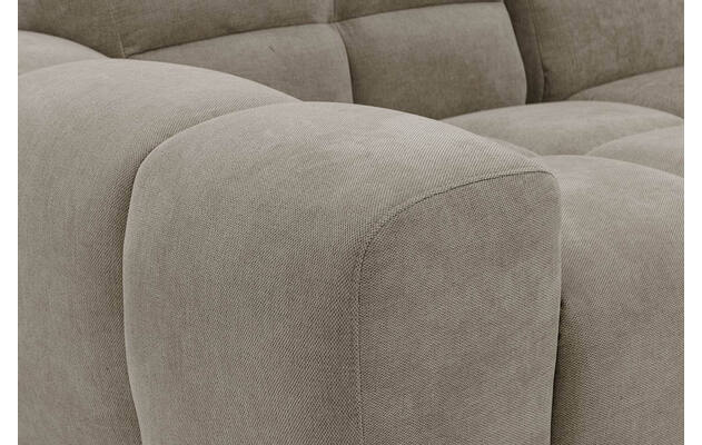 Goossens excellent loungebank kubus bruin stof - 8252713-gespiegeld-09