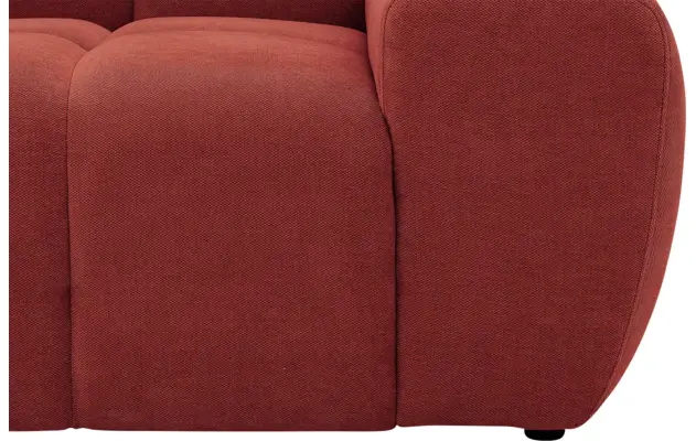 Goossens excellent hoekbank kubus rood stof - 8252715-gespiegeld-07