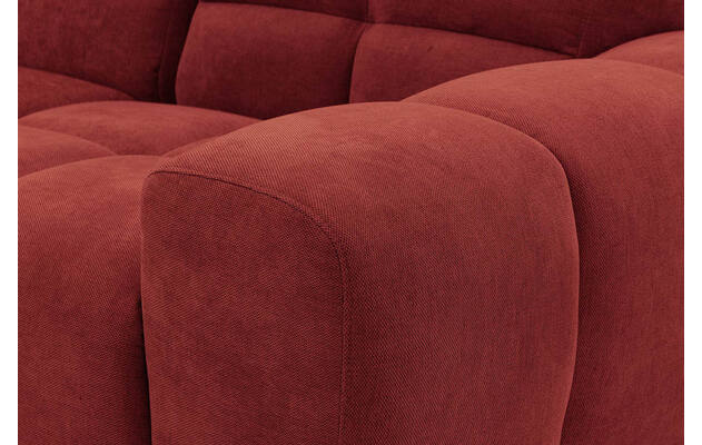 Goossens excellent hoekbank kubus rood stof - 8252715-gespiegeld-10
