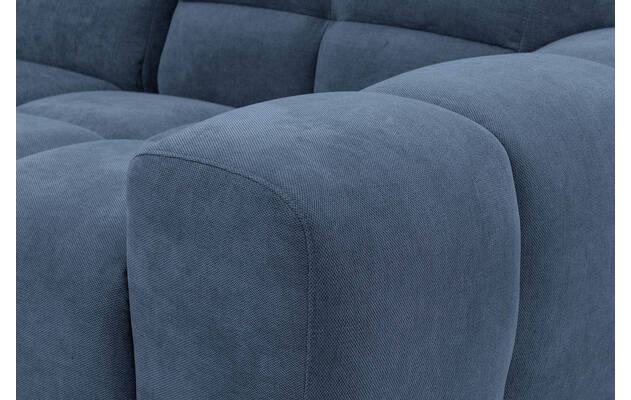 Goossens excellent hoekbank kubus blauw stof - 8252716-gespiegeld-10