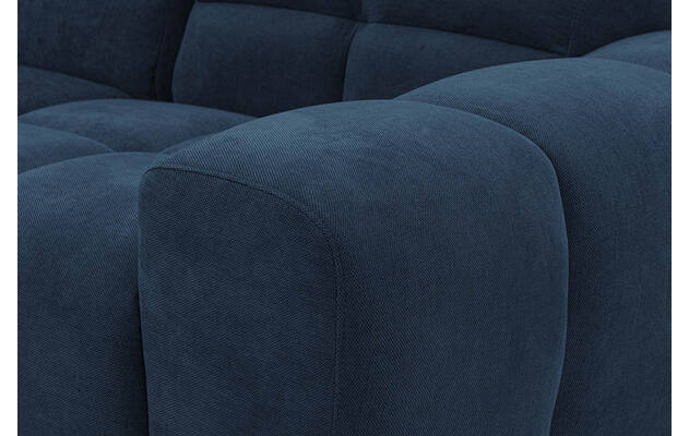 Goossens excellent hoekbank kubus blauw stof - 8252717-gespiegeld-10