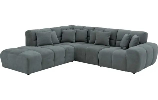 Goossens excellent hoekbank kubus groen stof - 8252718-gespiegeld-03