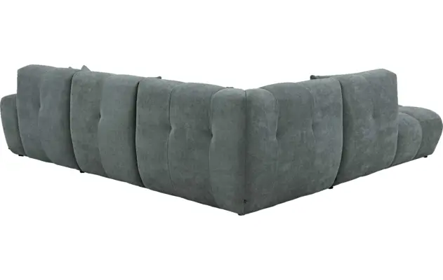 Goossens excellent hoekbank kubus groen stof - 8252718-gespiegeld-04