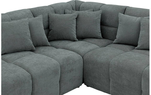 Goossens excellent hoekbank kubus groen stof - 8252718-gespiegeld-06