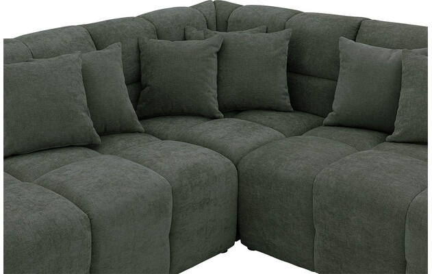 Goossens excellent hoekbank kubus groen stof - 8252720-gespiegeld-06