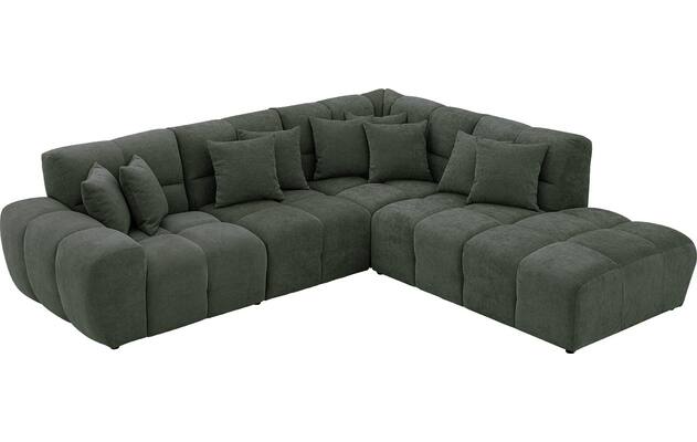 Goossens excellent hoekbank kubus groen stof - 8252720-goossens-excellent-kubus-bank-stof-groen-04