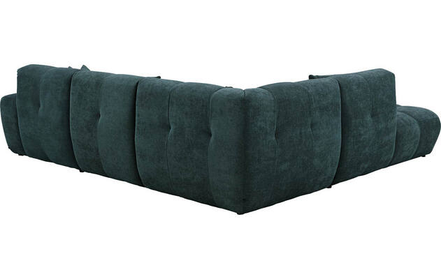 Goossens excellent hoekbank kubus groen stof - 8252721-gespiegeld-04