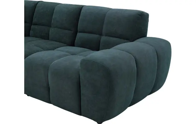 Goossens excellent hoekbank kubus groen stof - 8252721-gespiegeld-08