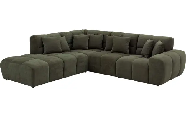Goossens excellent hoekbank kubus groen stof - 8252722-gespiegeld-03