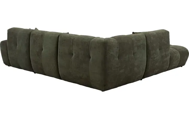 Goossens excellent hoekbank kubus groen stof - 8252722-gespiegeld-04