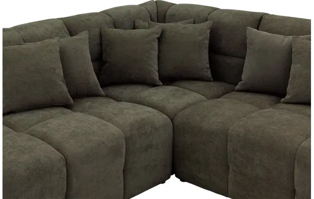 Goossens excellent hoekbank kubus groen stof - 8252722-gespiegeld-06