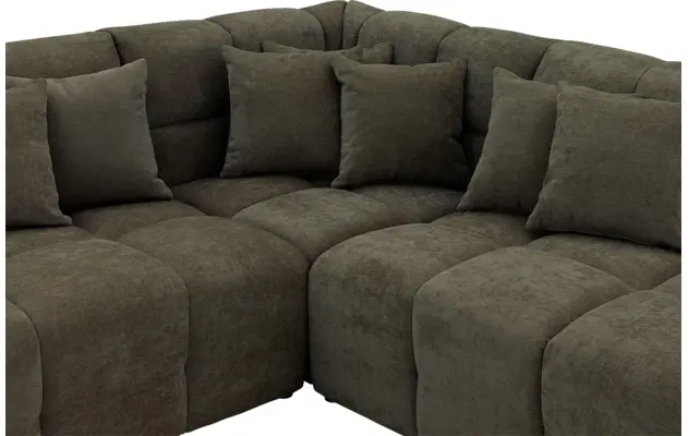Goossens excellent hoekbank kubus groen stof - 8252722-goossens-excellent-kubus-bank-stof-groen-05