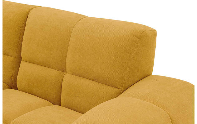Goossens excellent hoekbank kubus geel stof - 8252724-gespiegeld-09