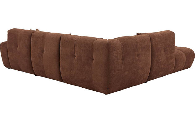 Goossens excellent hoekbank kubus bruin stof - 8252726-gespiegeld-04
