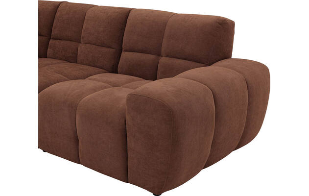 Goossens excellent hoekbank kubus bruin stof - 8252726-gespiegeld-07