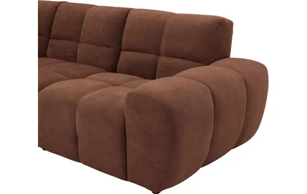 Goossens excellent hoekbank kubus bruin stof - 8252726-gespiegeld-07