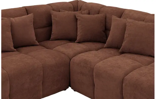 Goossens excellent hoekbank kubus bruin stof - 8252726-goossens-excellent-kubus-bank-stof-bruin-05
