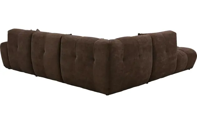 Goossens excellent hoekbank kubus bruin stof - 8252727-gespiegeld-04