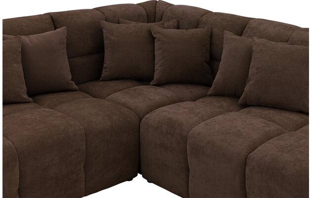 Goossens excellent hoekbank kubus bruin stof - 8252727-goossens-excellent-kubus-bank-stof-bruin-05