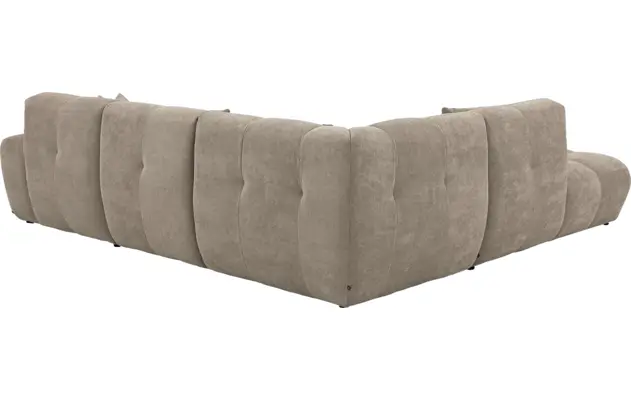 Goossens excellent hoekbank kubus bruin stof - 8252730-gespiegeld-04