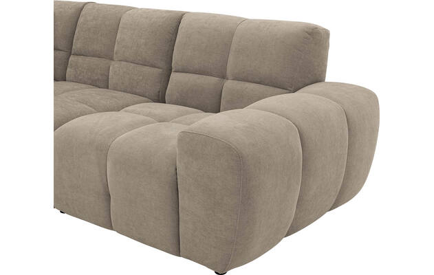 Goossens excellent hoekbank kubus bruin stof - 8252730-gespiegeld-08