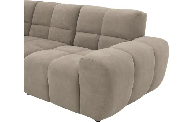 Goossens excellent hoekbank kubus bruin stof - 8252730-gespiegeld-08