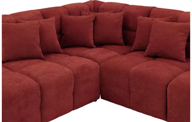 Goossens excellent u bank kubus rood stof - 8252731-gespiegeld-08