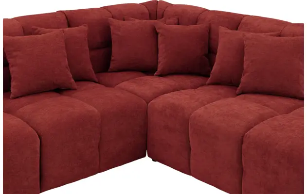 Goossens excellent u bank kubus rood stof - 8252731-goossens-excellent-kubus-bank-stof-rood-07
