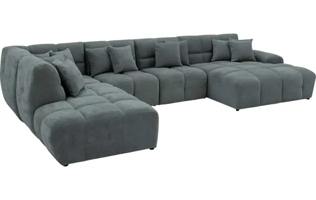 Goossens excellent u bank kubus groen stof - 8252734-gespiegeld-05