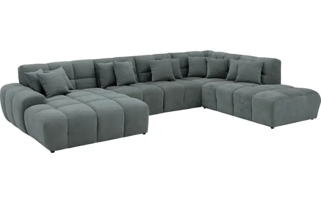 Goossens excellent u bank kubus groen stof - 8252734-goossens-excellent-kubus-bank-stof-groen-02