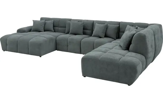 Goossens excellent u bank kubus groen stof - 8252734-goossens-excellent-kubus-bank-stof-groen-04