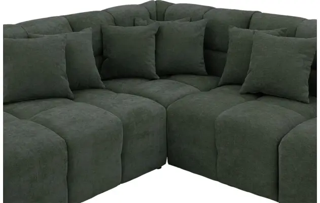 Goossens excellent u bank kubus groen stof - 8252736-gespiegeld-08