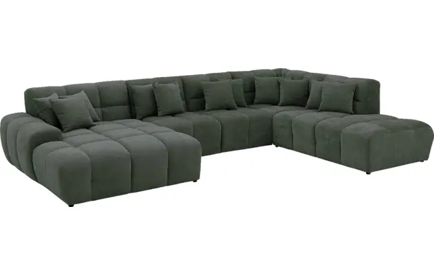 Goossens excellent u bank kubus groen stof - 8252736-goossens-excellent-kubus-bank-stof-groen-02