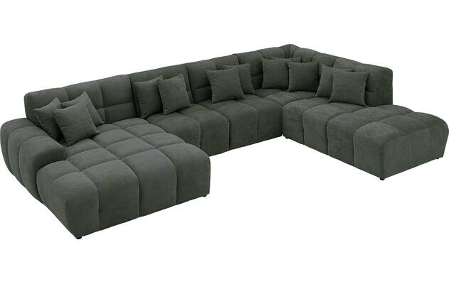 Goossens excellent u bank kubus groen stof - 8252736-goossens-excellent-kubus-bank-stof-groen-05
